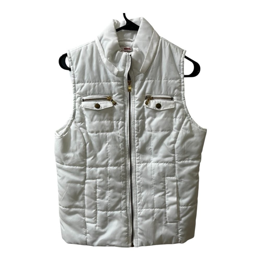 BONGO White Quilted Vest